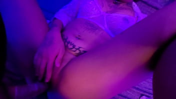 Cute alt teen fucks lucky guy and ends with her mouth filled with creamy cum