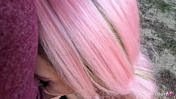 Risky public amateur anal sex with german girl maria gail by stranger outside at the beach