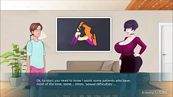 Sexy doc had her patient tongue fuck her wet pussy