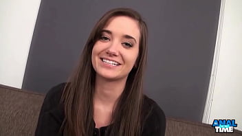 Gia paige got anal gaping & banging & she took his cum inside