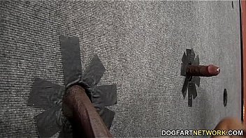 Natasha vega takes black cock through gloryhole