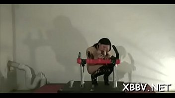 Extraordinary floosy is testing a fake penis