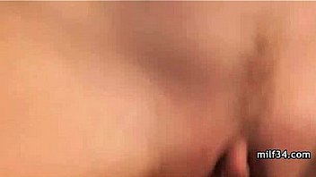 Horny milf fucked and jizzed on at home