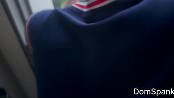 Slim asian petite girl fucked hard in pussy and ass making her stand in the balcony full video in premium