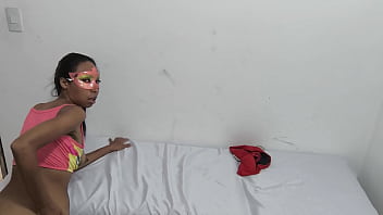 Skinny and exotic colombian she just wants to be admired and show off like a latina slut