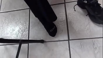 Mature hairstylist soles