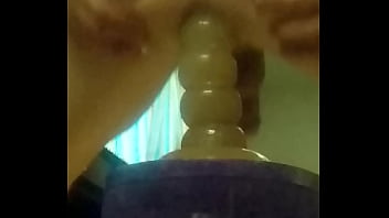 Fucking self with a dildo