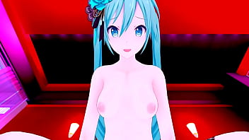 Hatsune miku intense impregnation at a love hotel vocaloid hentai
