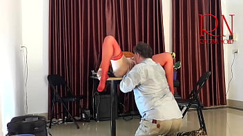 Monday in the office employee without panties tease lick pussy suck dick in the office naughty office c1