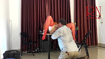 Monday in the office employee without panties tease lick pussy suck dick in the office naughty office c1