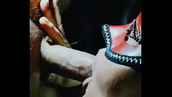 Woman giving blowjob