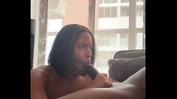 Blowjob before going to visit our friends amateur couple nysdel