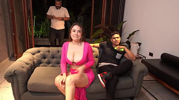 Husband ends up being the cuckold of the busty blonde and her best friend