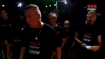 Ggg studio backstage of gangbang with a black girl