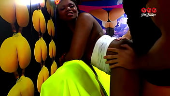 Ggg studio backstage of gangbang with a black girl