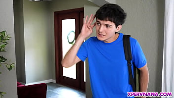 Caught my nana fucking my stepmom in bed Caught my nana fucking my stepmom in bed