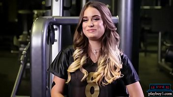 Charlie sheens ex girlfriend brett rossi gym workout