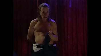 Pretty woman with big tits greedily fucks herself with a big dildo