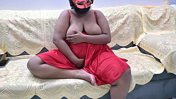 Sexy lady boobs in webcam