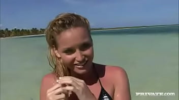 Kathy campbel has her friends to the ocean for some kinky fun