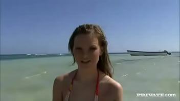 Kathy campbel has her friends to the ocean for some kinky fun