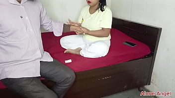 Stepsister oil massage on dick after fuck innocent brother