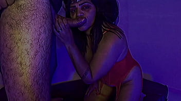 A bruxinha cheia de tesão fez magia erotica para fuder seu bucetão