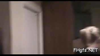 Mesmerizing blonde sweetheart gets big shaft as a present