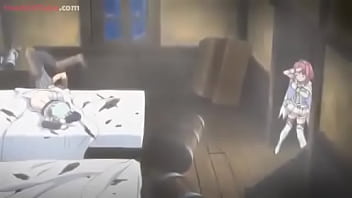 Garota virgem de cabelo rosa