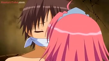 Garota virgem de cabelo rosa