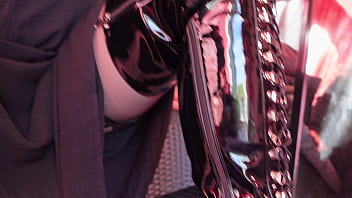 Try on thigh high boots arya grander