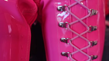 Try on thigh high boots arya grander