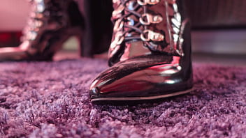 Try on thigh high boots arya grander