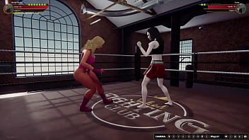 Bambi vs yuna nf3d female mma combat ring