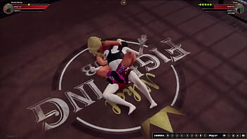 Bambi vs yuna nf3d female mma combat ring