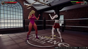 Bambi vs yuna nf3d female mma combat ring