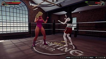 Bambi vs yuna nf3d female mma combat ring