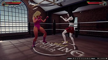 Bambi vs yuna nf3d female mma combat ring