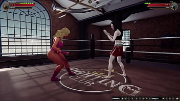 Bambi vs yuna nf3d female mma combat ring