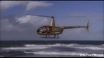 Three hot and horny pornstars screw together with one lucky man