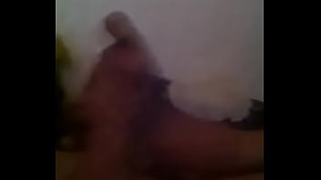 He has splashing his penis