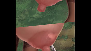 Milky cowgirl growing tits