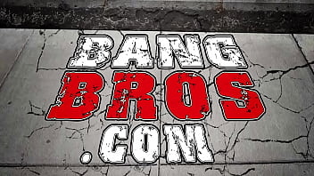 Asian cutie hops on the bus