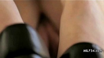 Stressed out milf with a sexy body gets a happy ending massage