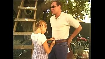 Teen with great ass melody love goes down for older guy fucking