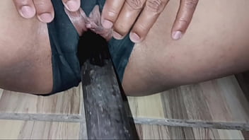 Chubby slut needed a thick sauce for her