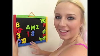 Ami jordan 18 yo cutie huge cock pov blowjob and cum facial