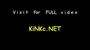 Female dom plays with ass bondman