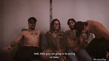 Open casting for the big butt influencer camila jimenez ends on a anal gangbang