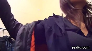 Attractive czech teen gets seduced in the supermarket and penetrated in pov